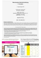 Vorschau - Arbeitsblätter - Wochenplan Rechtschreibung Klasse 5 | Jede Woche auf einem Bogen | Dehnung, Dopplung, Groß-/Kleinschreibung | mit Lösungen - Seite 1