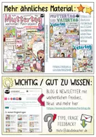 Vorschau - Mal- und Bastelvorlagen - Geschenkbox zum Ausfüllen - Muttertag, Vatertag & Held*innen / Lieblingsmenschen Geschenk - Seite 1