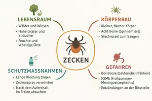 Vorschau - Arbeitsblätter - Lernposter + Arbeitsblätter zum Thema "Zecke" + Lösung & MP3 + Mindmap + Infografik - Seite 3