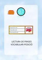 Vista previa - Hojas de trabajo - PAQUET DE MATERIALS: LECTURA DE FRASES - página 1