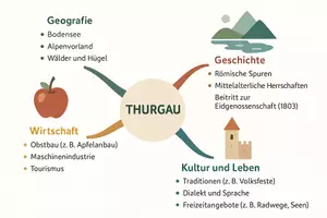 Vorschau - Arbeitsblätter - Lernposter + Arbeitsblätter zum Thema "Thurgau" + Lösung & MP3 + Mindmap + Infografik - Seite 3