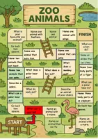 Vorschau - Spiele - Zoo Animals Board Game - Deckblatt