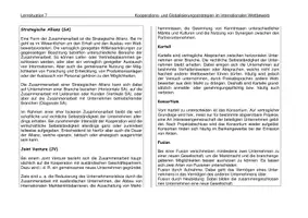 Vorschau - Unterrichtsreihen - Lernsituation 7 - Strategische Allianzen, Joint Venture, Kartelle, Fusionen - Seite 1