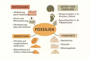 Vorschau - Arbeitsblätter - Lernposter + Arbeitsblatt "Fossilien" + Onlineübung & MP3 + Mindmap + Infografik - Seite 3