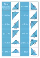 Vorschau - Spiele - Domino Satzgruppe des Pythagoras (Kathetensatz) - Deckblatt