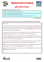 Aperçu - Préparation de séance / Séance complète - MESSAGE SUR UN FORUM : LES RÉSEAUX SOCIAUX (Présent) - Page 2