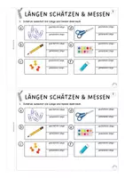 Vorschau - Arbeitsblätter - Arbeitsheft Längen messen - Seite 2