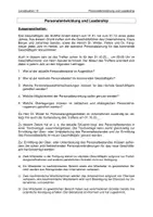 Vorschau - Unterrichtsreihen - Lernsituation 10 - Personalentwicklung und Leadership - Deckblatt