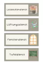 Vorschau - Präsentationen/Tafelbilder - Materialpaket Klassendienste und Tagestransparenz - Seite 2