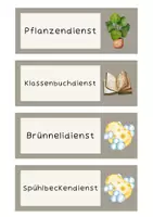 Vorschau - Präsentationen/Tafelbilder - Materialpaket Klassendienste und Tagestransparenz - Seite 3