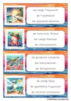 Vorschau - Aufgabenkarten - Reizwortgeschichten Sommer kreatives Schreiben - Seite 1