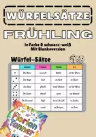 Vorschau - Arbeitsblätter - Würfelsätze Frühling – Satzbau kreativ üben - Deckblatt