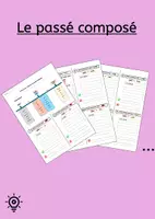 Vorschau - Arbeitsblätter - Le passé composé - boîte à outils - Deckblatt