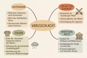 Vorschau - Arbeitsblätter - Lernposter + Arbeitsblätter zum Thema "Varusschlacht" + Lösung & MP3 + Mindmap + Infografik - Seite 3
