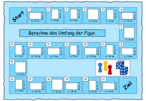 Vorschau - Spiele - Brettspiel Umfang Quadrat und Rechteck - Seite 2