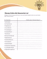 Vorschau - Arbeitsblätter - Steuern - Direkte und Indirekte Steuern - Seite 2