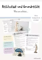 Vorschau - Stundenentwürfe - Rechtsstaat und Grundrechte - Was uns schützt - Deckblatt