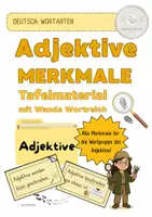 Vorschau - Stundenentwürfe - Materialpaket Wortarten_Tafelmaterial - Seite 1
