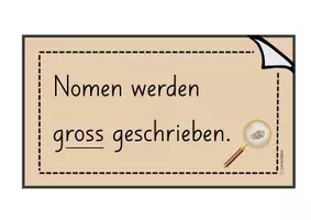 Vorschau - Unterrichtsreihen - Nomen Tafelmaterial Merkmale: Wanda Wortreich - Seite 3