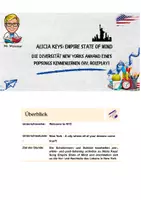 Vorschau - Stundenentwürfe - Alica Keys' Empire State of Mind - HV und Rollenspiel - Deckblatt