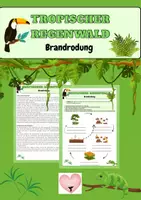 Vorschau - Arbeitsblätter - Tropischer Regenwald - Deckblatt