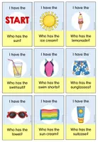 Vorschau - Spiele - Summer holidays (Summer, Sommerferien) Lesespiel I have ... who has ...? - Englisch - Seite 3