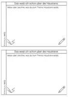 Vorschau - Arbeitsblätter - XXL- Materialpaket - Haustiere - Seite 2