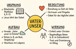 Vorschau - Arbeitsblätter - Arbeitsblatt "Vaterunser" + Onlineübung & MP3 + Mindmap + Infografik - Seite 3