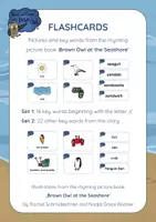 Aperçu - Apprentissages en autonomie - Brown Owl At the seashore - FLASHCARDS and WORDCARDS - Page de couverture