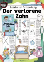 Vorschau - Bildkarten - Lesekarten - Jakob und der verlorene Zahn - Deckblatt