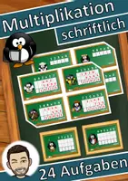 Vorschau - Unterrichtsreihen - Materialpaket Einmaleins (auch Homeschooling) Übungsheft (kleines Einmaleins) - Seite 1