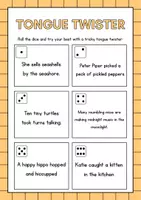 Vorschau - Spiele - Lesson Starter - Tongue Twister - Deckblatt