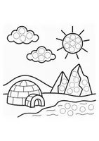 Vorschau - Arbeitsblätter - Fingerabdruck-Landschaft / Dot-Painting - Seite 3
