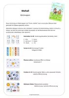 Vorschau - Fördermaterial/Inklusion - Klettmappen: Weltall (Menge-Ziffer ZR3/Farben/opt Differenzierung/Anlaut) - Seite 1