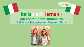 Vorschau - Arbeitsblätter - Italienisch lernen mit Allie: 229 Ein Dialog zwischen Sara und Mara - Seite 1