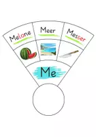 Vorschau - Fördermaterial/Inklusion - Legekreis Silben lesen M - zweifach differenziert - Seite 3
