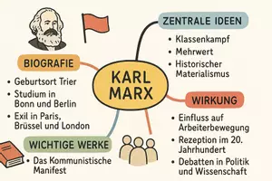 Vorschau - Arbeitsblätter - Lernposter + Arbeitsblätter zum Thema "Karl Marx" + Lösung & MP3 + Mindmap + Infografik - Seite 3
