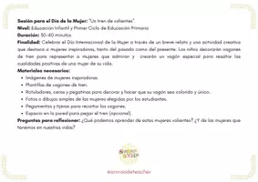 Vista previa - Otros - DÍA DE LA MUJER: UN TREN DE VALIENTES - página 1