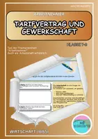 Vorschau - Stundenentwürfe - Tarifvertrag und Gewerkschaften - Arbeitnehmer - Deckblatt