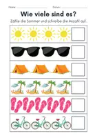 Vorschau - Lehrpläne/Lehrermaterial - Sommer Zählen/Mathematik - Klasse 1 und 2 - Seite 2