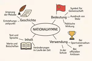 Vorschau - Arbeitsblätter - Lernposter + Arbeitsblatt "Nationalhymne" + Onlineübung & MP3 + Mindmap + Infografik - Seite 3
