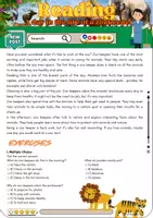 Vorschau - Arbeitsblätter - Materialpaket - Reading Comprehension Grade 5 - 10 - Seite 1