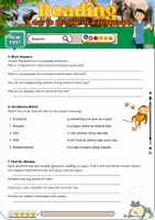 Vorschau - Arbeitsblätter - Materialpaket - Reading Comprehension Grade 5 - 10 - Seite 3
