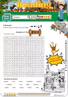 Vorschau - Arbeitsblätter - Reading Comprehension A day as a zookeeper - Grade 5 - Seite 3