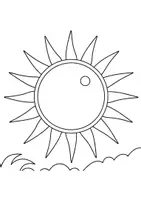 Vorschau - Mal- und Bastelvorlagen - Ausmalbilder Thema Sommer - Grundschule - Bastelvorlagen - Seite 1