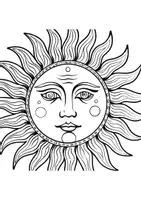 Vorschau - Mal- und Bastelvorlagen - Mandalas Thema Sommer - Grundschule - Bastelvorlagen - Seite 1