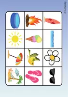 Vorschau - Spiele - Wortschatz Bingo - Sommer (Klasse 1 und 2) - Seite 3