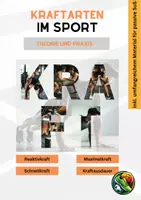 Vorschau - Arbeitsblätter - Kraft und Kraftarten im Sport (Fitness Theorie + Praxis) - Deckblatt