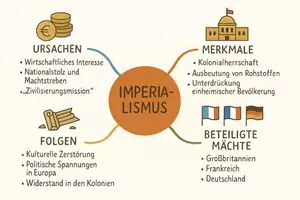 Vorschau - Arbeitsblätter - Lernposter + Arbeitsblätter zum Thema "Imperialismus" + Lösung & Fragen & MP3 + Mindmap + Infografik - Seite 3