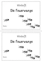 Vorschau - Arbeitsblätter - Die Feuerwanze _ Miniheft - Seite 1